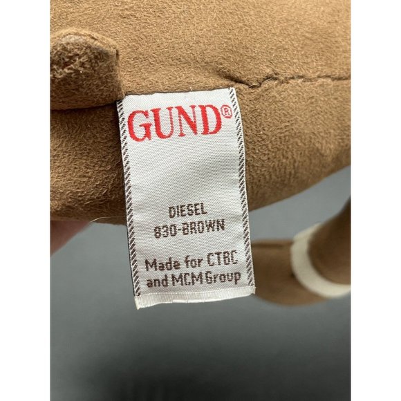 Gund Diesel 830-Brown, Body Arts Punk Teddy Bear Mohawk Piercings Tattoos 10” - Picture 8 of 11